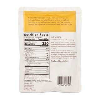 Foto 2 | Foto 2 | Pured Food Meals Real Food Blends Huevos Manzanas Y Avena 280 G - Venta Internacional.
