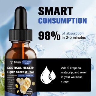 Foto 6 | Foto 6 | Suplemento De Cortisol En Gotas Líquidas Totaria Hormone Balance 60 Ml - Venta Internacional.