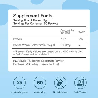 Foto 5 | Foto 5 | Suplemento De Calostro Bestidy Pure 40% Igg En Polvo 120 Ml - Venta Internacional.