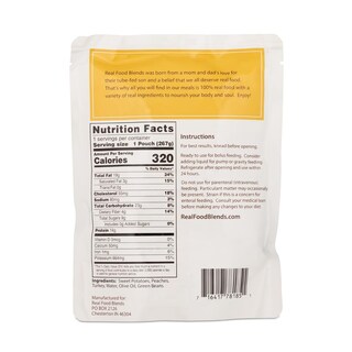 Foto 2 | Foto 2 | Comida En Puré Mezclas De Comida Real Para Pavo 280 G Alimentación Por Sonda - Venta Internacional.