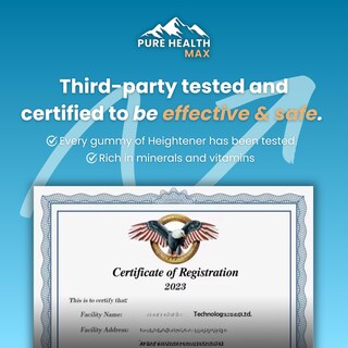 Foto 5 | Foto 5 | Gominolas Heightener Pure Health Max Natural Height Growth - Venta Internacional.