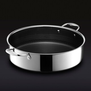 Foto 3 | Foto 3 | Sartén Hexclad Hybrid Antiadherente De 7 Litros Con Tapa Apta Para Lavavajillas - Venta Internacional.