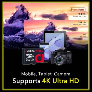 Foto 4 | Foto 4 | Tarjeta De Memoria Addlink Microsdxc De 128 Gb Paquete De 3 Más Adaptador V30 U3 - Venta Internacional.