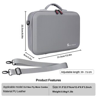 Foto 2 | Foto 2 | Funda Portátil Skyreat Neo De Piel Sintética Para Dji Neo Combo - Venta Internacional.