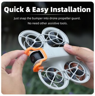 Foto 7 | Foto 7 | Protector De Parachoques Gimbal Fsidiwt Para Cámara Dji Neo Drone (rojo) - Venta Internacional.