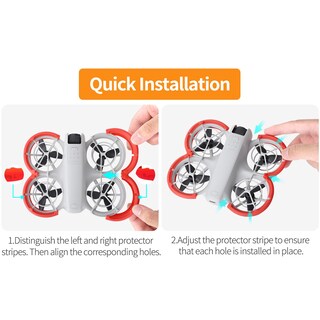 Foto 7 | Foto 7 | Protector De Hélice Fsidiwt Para Dji Neo Drone Orange - Venta Internacional.