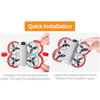 Foto 7 | Foto 7 | Protector De Hélice Fsidiwt Para Dji Neo Drone Color Gris - Venta Internacional.