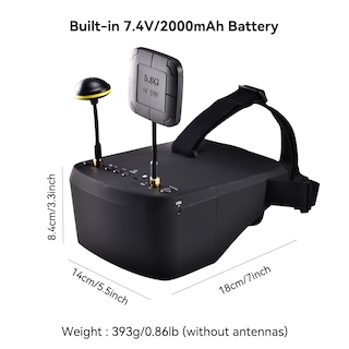 Foto 2 | Foto 2 | Gafas Fpv Speedy Bee Ev800d 5.8g 40ch De 5 Pulgadas Con Dvr - Venta Internacional.