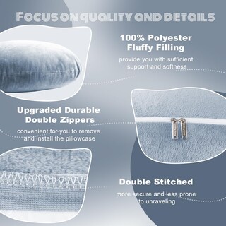 Foto 4 | Foto 4 | Almohada De Embarazo Chilling Home En Forma De U Color Gris - Venta Internacional.