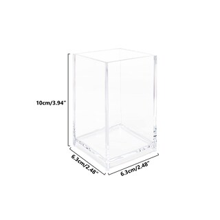 Foto 2 | Foto 2 | Soporte Para Bolígrafos Cosméticos Paquete De 3 Unidades Acrílico Transparente Newkita - Venta Internacional.