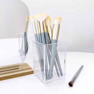 Foto 5 | Foto 5 | Soporte Para Bolígrafos Cosméticos Paquete De 3 Unidades Acrílico Transparente Newkita - Venta Internacional.