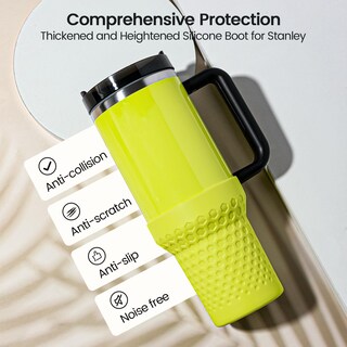 Foto 2 | Foto 2 | Funda De Silicona Para Botas Stanley Cup 1.2 L Color Amarillo Neón - Venta Internacional.