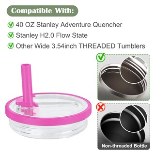 Foto 2 | Foto 2 | Tapa Abatible De Repuesto De 1 2 L Para Stanley Quencher  Paquete De 2 - Venta Internacional.