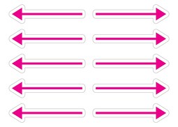 Flechas Direccionales Magnéticas Dcm Solutions Rosas (juego De 5) - Venta Internacional.