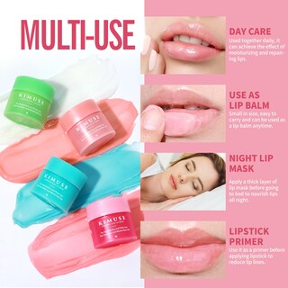 Foto 3 | Foto 3 | Set De Mascarillas Para Dormir Para Labios Kimuse Tratamiento Nocturno Con Manteca De Karité - Venta Internacional.
