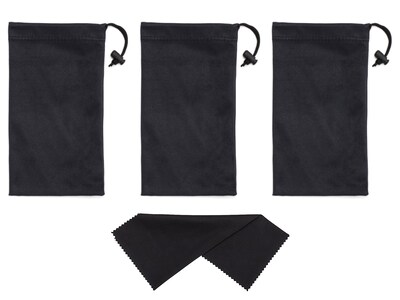 Foto 2 | Foto 2 | Set De Fundas Para Gafas De Sol Mamlyn Microfiber Soft 3 Unidades - Venta Internacional.