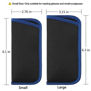Foto 2 | Foto 2 | Funda Para Gafas Triumph Vision  Funda De Lectura De Neopreno  Paquete De 3 - Venta Internacional.