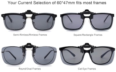 Foto 5 | Foto 5 | Gafas De Sol Clip On Caxman Jessiedanton Con Lente Gris Polarizada - Venta Internacional.