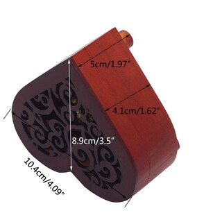 Foto 4 | Foto 4 | Caja De Música Pursuestar It's A Small World Madera En Forma De Corazón - Venta Internacional.