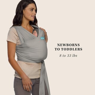 Foto 7 | Foto 7 | Portabebés Moby Wrap Classic Stone Grey Para Recién Nacidos Y Bebés - Venta Internacional.