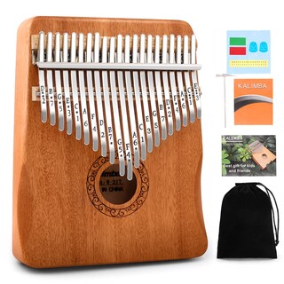 Foto 1 | Foto 1 | Piano Kalimba Thumb Yundie 21 Teclas Mbira Finger Color Marrón - Venta Internacional.