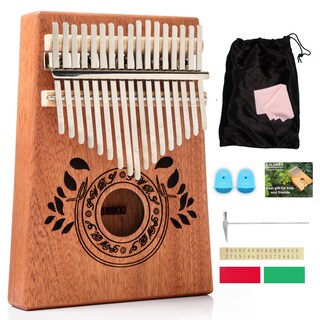 Foto 1 | Foto 1 | Piano Kalimba Unokki De 17 Teclas Color Caoba Con Accesorios - Venta Internacional.