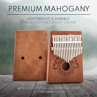 Foto 2 | Foto 2 | Piano Kalimba Unokki De 17 Teclas Color Caoba Con Accesorios - Venta Internacional.