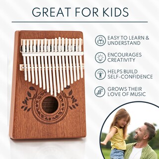 Foto 6 | Foto 6 | Piano Kalimba Unokki De 17 Teclas Color Caoba Con Accesorios - Venta Internacional.
