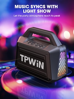 Foto 5 | Foto 5 | Altavoz Bluetooth Tpwin 80w De Máxima Potencia Ipx6 Resistente Al Agua - Venta Internacional.