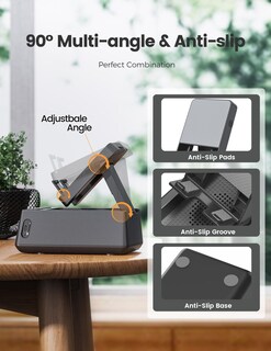 Foto 4 | Foto 4 | Soporte Para Teléfono Celular Con Altavoz Bluetooth Inalámbrico Chifenchy - Venta Internacional.