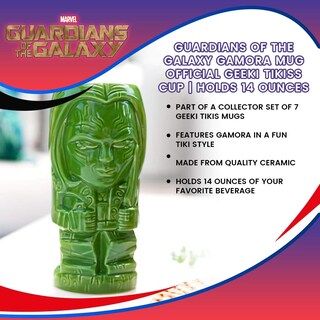 Foto 7 | Foto 7 | Taza Geeki Tikis Guardianes De La Galaxia Gamora 414 Ml - Venta Internacional.