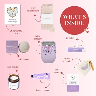 Foto 3 | Foto 3 | Set De Regalo Para Spa Unboxme Lavender Con Vela Bomba De Baño Y Jabón - Venta Internacional.