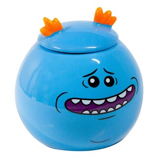 Foto 3 | Foto 3 | Taza Pequeña Rick And Morty Mr. Meeseeks 150 Ml Cerámica Azul - Venta Internacional.