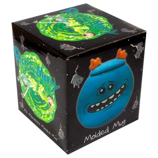 Foto 4 | Foto 4 | Taza Pequeña Rick And Morty Mr. Meeseeks 150 Ml Cerámica Azul - Venta Internacional.