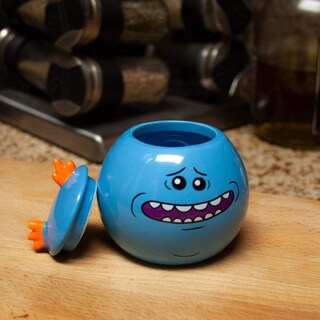 Foto 5 | Foto 5 | Taza Pequeña Rick And Morty Mr. Meeseeks 150 Ml Cerámica Azul - Venta Internacional.