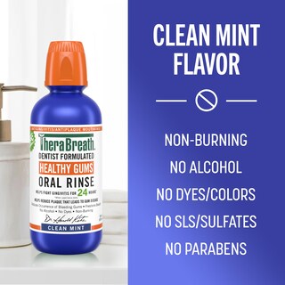 Foto 6 | Foto 6 | Enjuague Bucal Therabreath Healthy Gums Clean Mint 480 Ml (paquete De 2) - Venta Internacional.