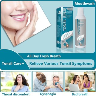 Foto 2 | Foto 2 | Enjuague Bucal Removedor De Piedras De Amígdalas Smilewellness 300 Ml Sabor A Menta - Venta Internacional.