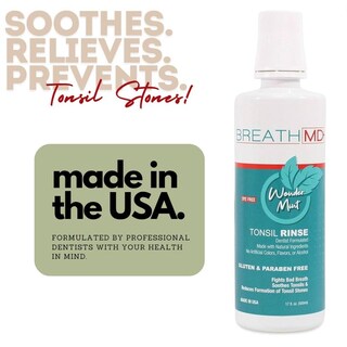 Foto 2 | Foto 2 | Enjuague Bucal Removedor De Amígdalas Breathmd Natural Wonder Mint - Venta Internacional.