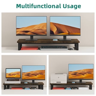 Foto 6 | Foto 6 | Soporte De Monitor Yaohuoo Dual De 39 Pulgadas Para 2 Monitores - Venta Internacional.