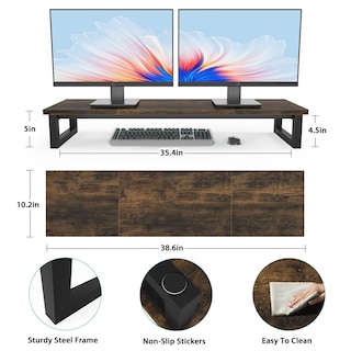 Foto 7 | Foto 7 | Soporte De Monitor Yaohuoo Dual De 39 Pulgadas Para 2 Monitores - Venta Internacional.