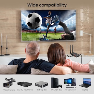 Foto 7 | Foto 7 | Transmisor Y Receptor Hdmi Inalámbrico 4k Chwfio Only Rx - Venta Internacional.