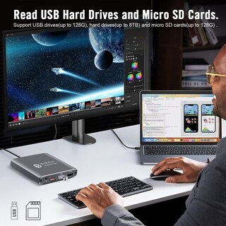 Foto 5 | Foto 5 | Reproductor Multimedia Digital 4k Ultra Hd Bydiffer Bydiffer Grey - Venta Internacional.