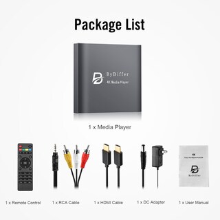 Foto 7 | Foto 7 | Reproductor Multimedia Digital 4k Ultra Hd Bydiffer Bydiffer Grey - Venta Internacional.
