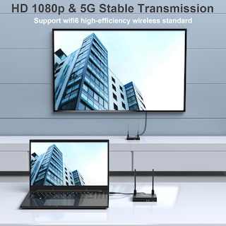 Foto 4 | Foto 4 | Transmisor Y Receptor Hdmi Inalámbrico 4k Con Un Alcance De 500 M Pwaytek - Venta Internacional.