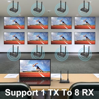 Foto 5 | Foto 5 | Transmisor Y Receptor Hdmi Inalámbrico 4k Con Un Alcance De 500 M Pwaytek - Venta Internacional.