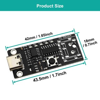Foto 6 | Foto 6 | Módulo De Activación Hunsool Usb-c Qc Pd3.0 Tipo C 5 V 9 V 12 V 15 V 20 V - Venta Internacional.