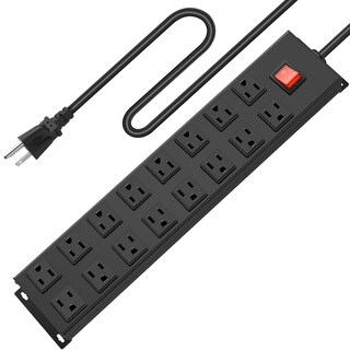 Foto 1 | Foto 1 | Power Strip Hhsoet De Metal Con 16 Salidas Y Protector Contra Sobretensiones - Venta Internacional.