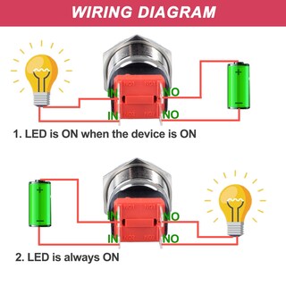 Foto 6 | Foto 6 | Interruptor Pulsador Dmwd 22 Mm Impermeable 20 A 12 V-24 V Con Led - Venta Internacional.