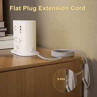 Foto 3 | Foto 3 | Power Strip Overtop Tower 1625 W/13 A 1600j 7 Salidas Ac 3 Usb - Venta Internacional.