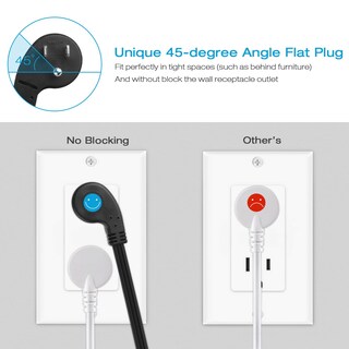 Foto 5 | Foto 5 | Power Strip Hhsoet De 20 W Empotrado Con Carga Rápida Usb-c Color Negro - Venta Internacional.